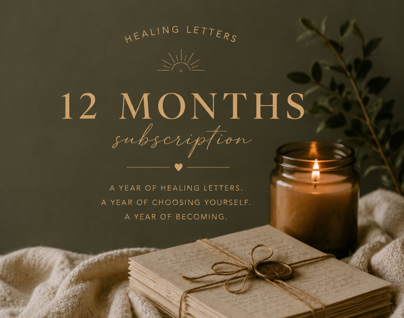 Healing Letters — 12 Months Gift Subscription
